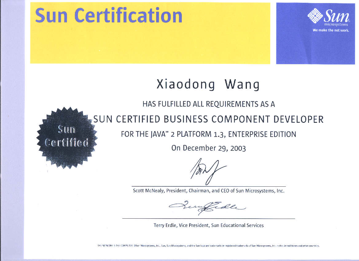 SCJP-certificate